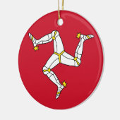 Ornement avec drapeau de l'île de Man, Royaume-Uni (Gauche)