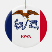 Ornement avec drapeau de l'Iowa (Dos)