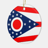 Ornement avec drapeau de l'Ohio (Gauche)