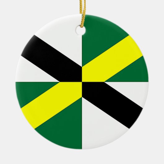 Ornement avec drapeau de Monterey, Californie, Éta (Devant)