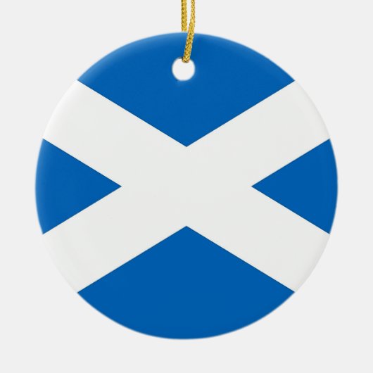 Ornement avec drapeau d'Ecosse (Devant)