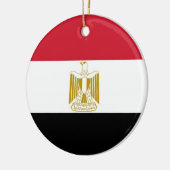 Ornement avec drapeau d'Egypte (Gauche)
