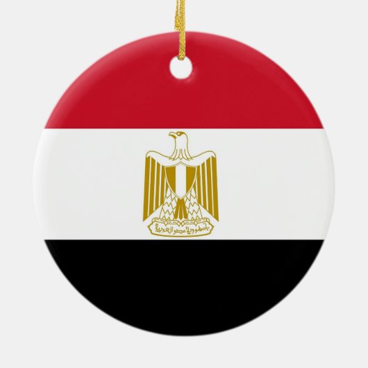 Ornement avec drapeau d'Egypte (Dos)