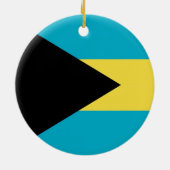 Ornement avec drapeau des Bahamas (Dos)