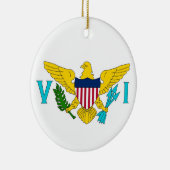 Ornement avec drapeau des îles Vierges (Droite)