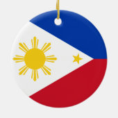 Ornement avec drapeau des Philippines (Dos)