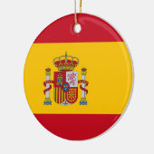 Ornement avec drapeau d'Espagne (Gauche)