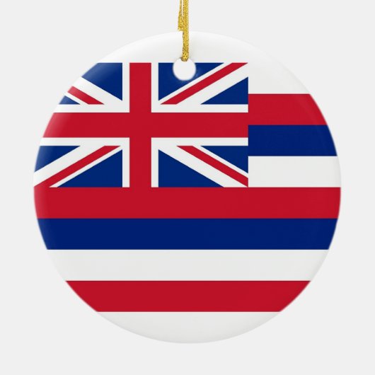 Ornement avec drapeau d'Hawaii (Dos)