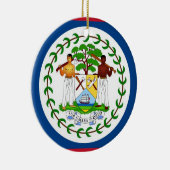 Ornement avec drapeau du Belize (Droite)