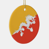 Ornement avec drapeau du Bhoutan (Droite)