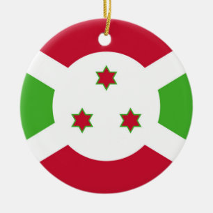 Ornement avec drapeau du Burundi