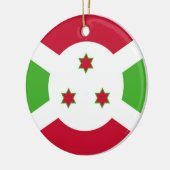 Ornement avec drapeau du Burundi (Gauche)