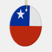 Ornement avec drapeau du Chili (Droite)