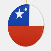 Ornement avec drapeau du Chili (Gauche)