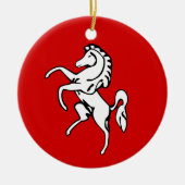 Ornement avec drapeau du comté de Kent, Angleterre (Devant)