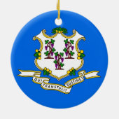 Ornement avec drapeau du Connecticut (Dos)