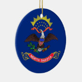 Ornement avec drapeau du Dakota du Nord (Droite)