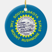 Ornement avec drapeau du Dakota du Sud (Dos)