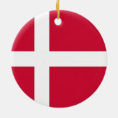 Ornement avec drapeau du Danemark (Dos)