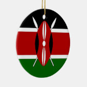 Ornement avec drapeau du Kenya (Droite)