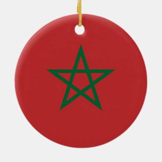 Ornement avec drapeau du Maroc (Dos)