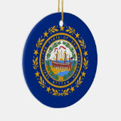 Ornement avec drapeau du New Hampshire (Droite)
