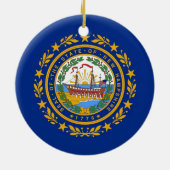Ornement avec drapeau du New Hampshire (Dos)