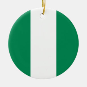Ornement avec drapeau du Nigeria