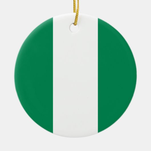 Ornement avec drapeau du Nigeria (Devant)