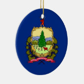 Ornement avec drapeau du Vermont (Droite)