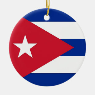 Ornement avec le drapeau du Cuba