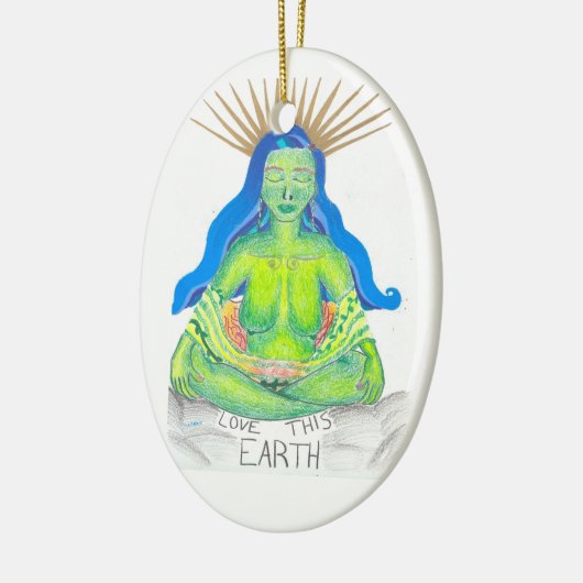 Ornement avec Mère Terre. (Gauche)