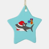 Ornement avec un requin mignon de vacances (Droite)