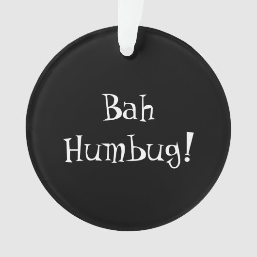 Ornement Bah Humbug (devant)