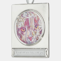 Oeil de chat abstrait