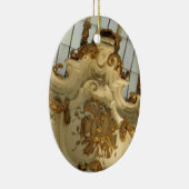 Ornement baroque/rococo de Noël de palais (Droite)
