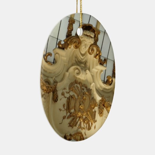 Ornement baroque/rococo de Noël de palais (Droite)