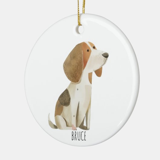 Ornement beagle (Gauche)