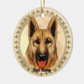 Ornement berger allemand (Gauche)