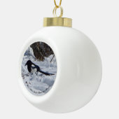 Ornement Black Billed Rocky Mountain Magpie (Droite)