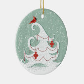 Ornement blanc d'arbre (Droite)