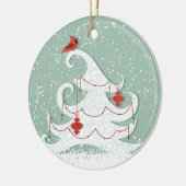 Ornement blanc d'arbre (Gauche)