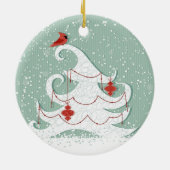 Ornement blanc d'arbre (Dos)