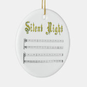 Ornement blanc de nuit silencieuse (Droite)