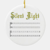 Ornement blanc de nuit silencieuse (Dos)