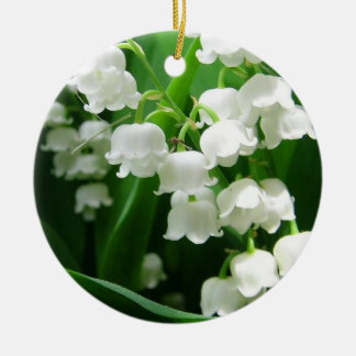 Ornement blanc du muguet