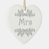 Ornement blanc et noir de M. et de Mme Wedding (Droite)