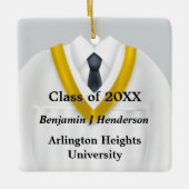 Ornement blanc et or masculin (Devant)