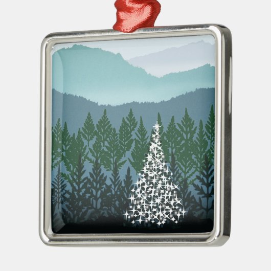 Ornement bleu de Noël de Ridge (Gauche)