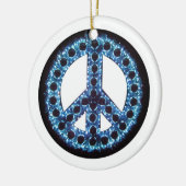 Ornement bleu de paix (Gauche)